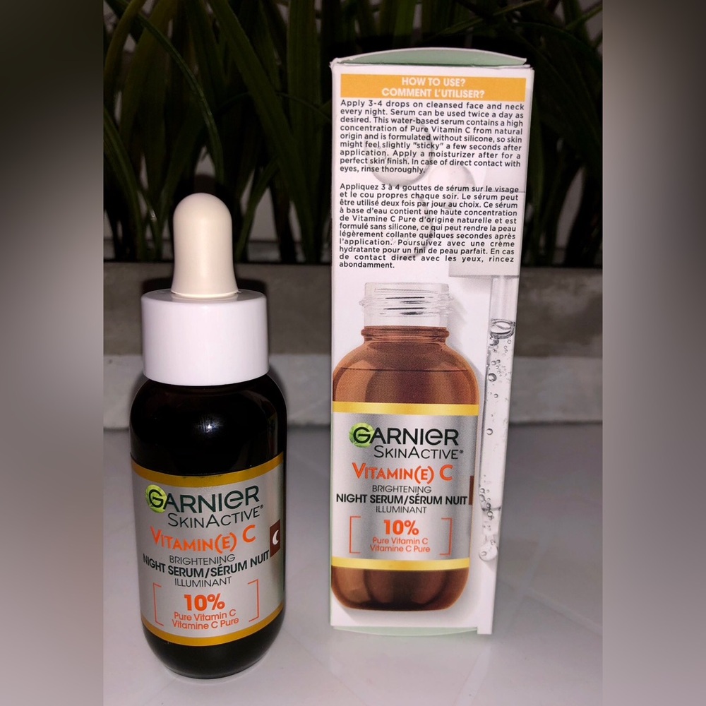 BNIB Garnier SkinActive Vitamin C Brightening Night Serum - Picture 2 of 5